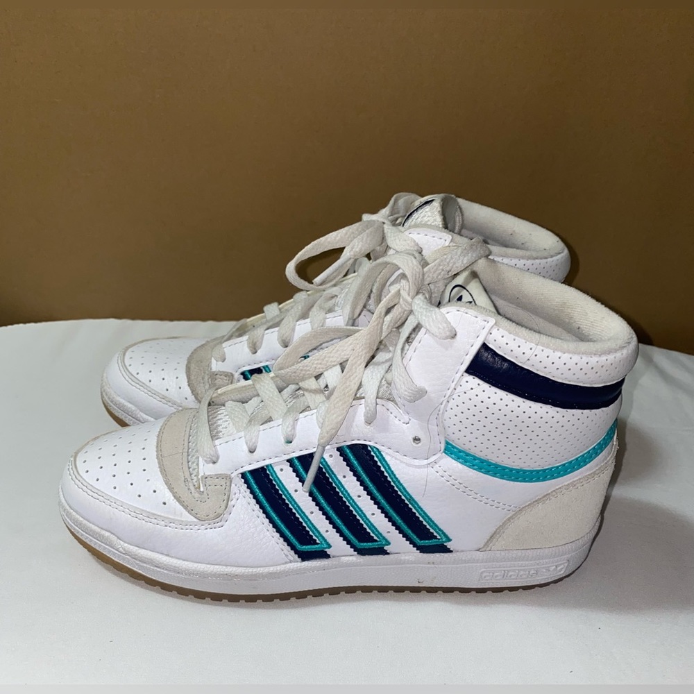 ADIDAS TOP TEN RB J GY8375 WHITE Size 5.5 “no Insole” In Amazing Condition